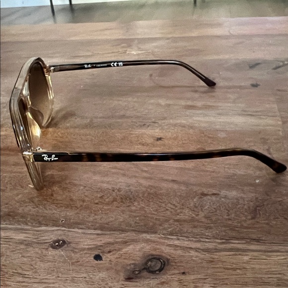 Ray-Ban Bill 56mm Gradient Square Sunglasses in Transparent Brown - Picture 8 of 10